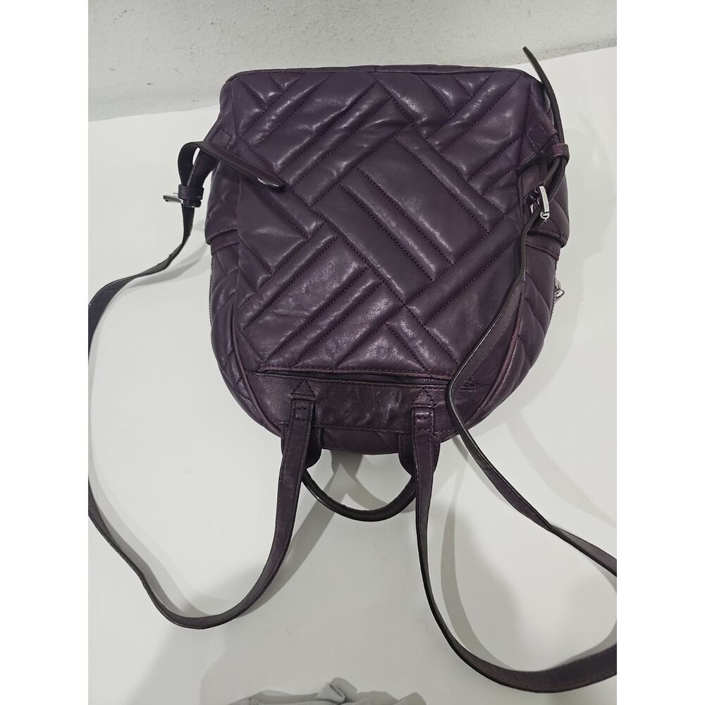 Michael Kors Abbey Medium Backpack in Plum / Purple is a stylish Soft Leather - Picture 12 of 16
